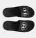 Under Armour Slide's כפכפי אנדר ארמור בצבע שחור לוגו לבן